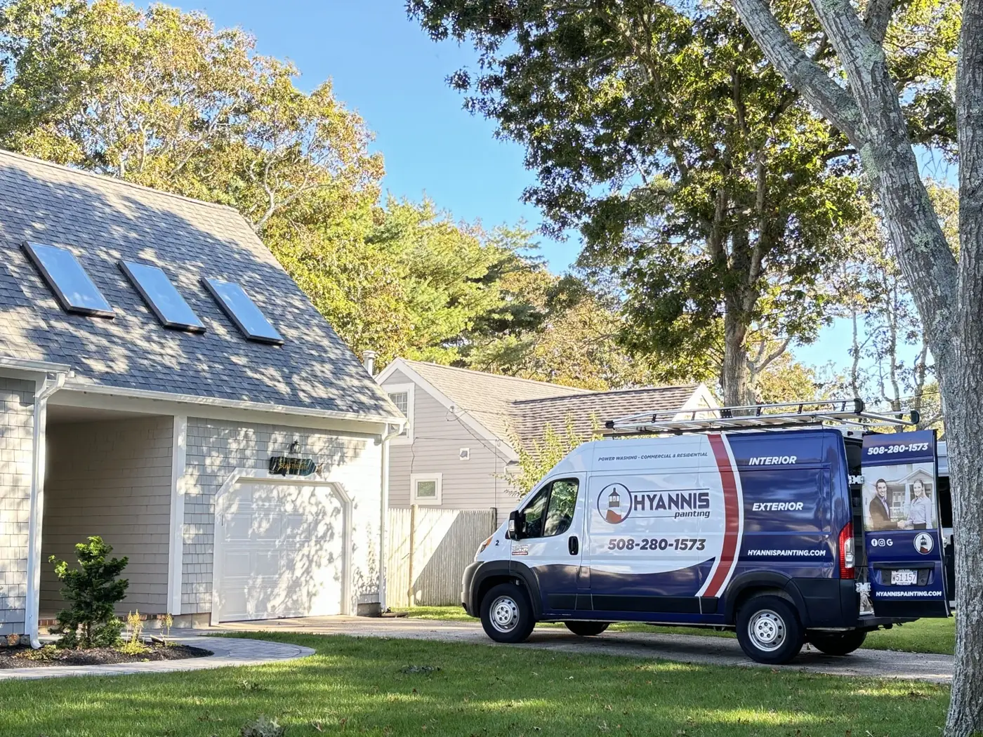 Cape Cod home painted by Hyannis Painting